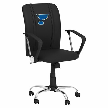 DREAMSEAT Curve Task Chair with St. Louis Blues Logo XZOCCURVE-PSNHL42050